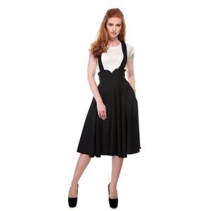 Collectif Vintage Mary Plain Swing Skirt NWT